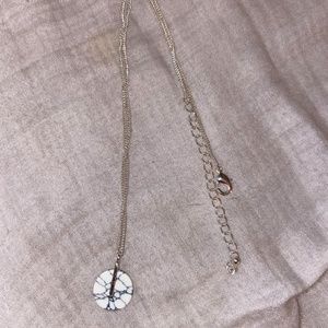silver necklace
